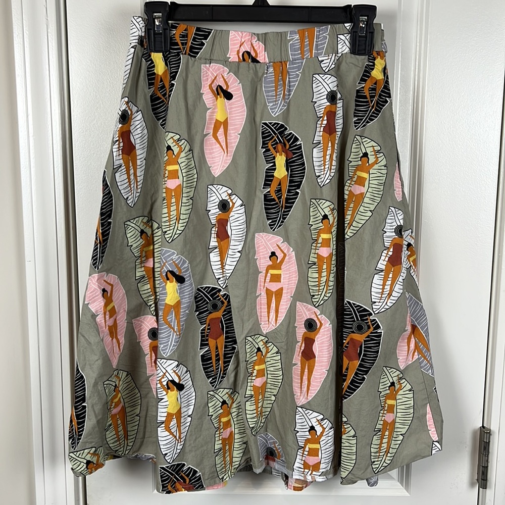 Eva Franco Sunbather Midi Skirt View 5